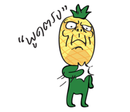 Pineapple Human sticker #15153494