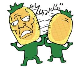 Pineapple Human sticker #15153496