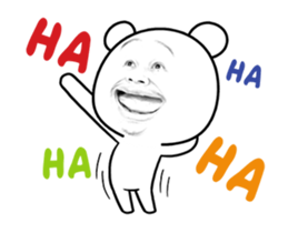 White Bear Animated 2.5 sticker #15153673