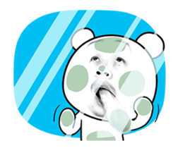 White Bear Animated 2.5 sticker #15153679