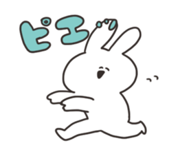 Rabbit of the thick character sticker #15153853