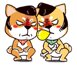 Shiba X Shiba sticker #15154252