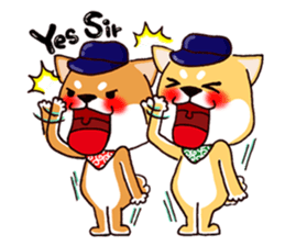 Shiba X Shiba sticker #15154259