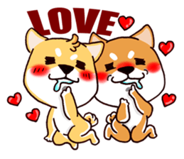 Shiba X Shiba sticker #15154265