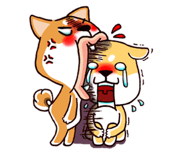 Shiba X Shiba sticker #15154269