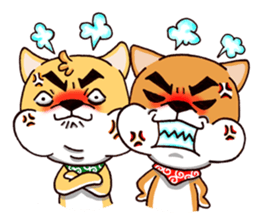 Shiba X Shiba sticker #15154275