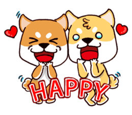 Shiba X Shiba sticker #15154288