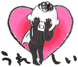 Bird-man Numeko 3 on St. Valentine's day sticker #15155182