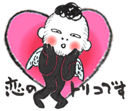 Bird-man Numeko 3 on St. Valentine's day sticker #15155183