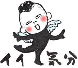 Bird-man Numeko 3 on St. Valentine's day sticker #15155189