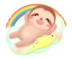 - Smiling Sloth S^0^S - sticker #15155865