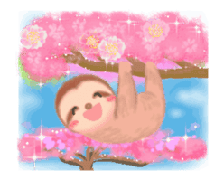 - Smiling Sloth S^0^S - sticker #15155870