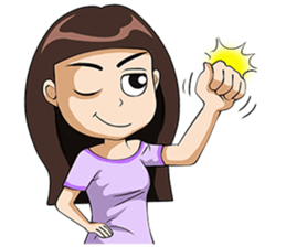 Give you a praise - small limp sticker #15156400