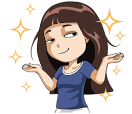 Give you a praise - small limp sticker #15156404