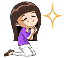 Give you a praise - small limp sticker #15156406