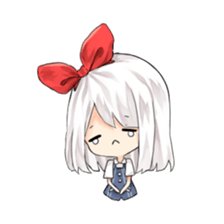 Red Ribbon & Rin sticker #15156415