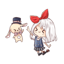 Red Ribbon & Rin sticker #15156416