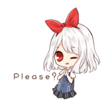 Red Ribbon & Rin sticker #15156418