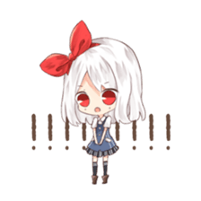 Red Ribbon & Rin sticker #15156424