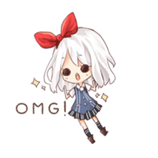 Red Ribbon & Rin sticker #15156442