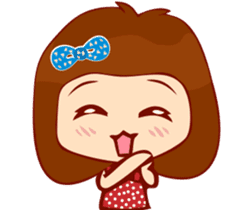 Cute little Mina sticker #15156686