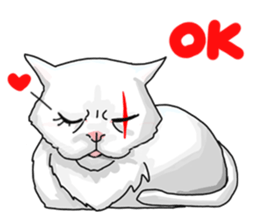 The boss cat. sticker #15157333