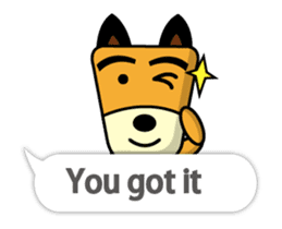 TF-Dog Animation 4 ( English ) sticker #15157341