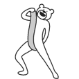 けたたましく動くクマ4