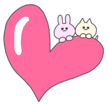 Bunny & Kitty sticker #15498302