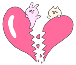 Bunny & Kitty sticker #15498303