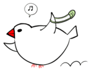 Java sparrow and gangs sticker #15498622