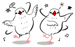 Java sparrow and gangs sticker #15498633