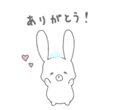 tiara bunny sticker #15498970
