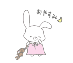 tiara bunny sticker #15498978