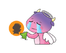 Angel Calf's Love Story Animated sticker #15499763