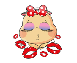 Angel Calf's Love Story Animated sticker #15499774