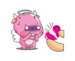 Angel Calf's Love Story Animated sticker #15499778
