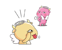 Angel Calf's Love Story Animated sticker #15499785