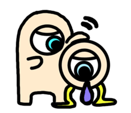 My name "Medama-chan" sticker #15500051