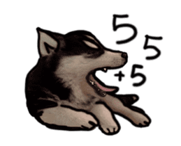 Husky Puppy Ava sticker #15500328