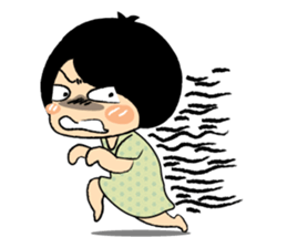 Little Cute and Greedily Floral Skirt sticker #15500402