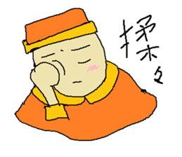 Yogurt girl's melancholy time sticker #15500502