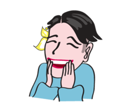 Unhappy Days of Fashion Lovely Boy sticker #15500974