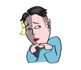 Unhappy Days of Fashion Lovely Boy sticker #15500983