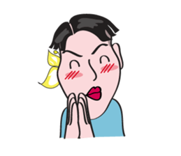 Unhappy Days of Fashion Lovely Boy sticker #15500993