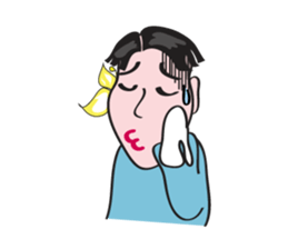 Unhappy Days of Fashion Lovely Boy sticker #15501001