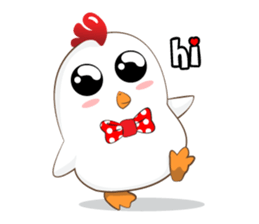 Little cute chicken sticker #15501218