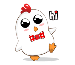 Little cute chicken sticker #15501218