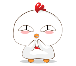Little cute chicken sticker #15501219