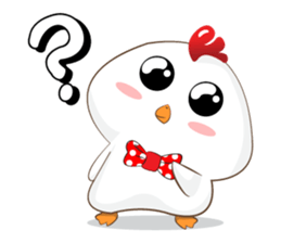 Little cute chicken sticker #15501222